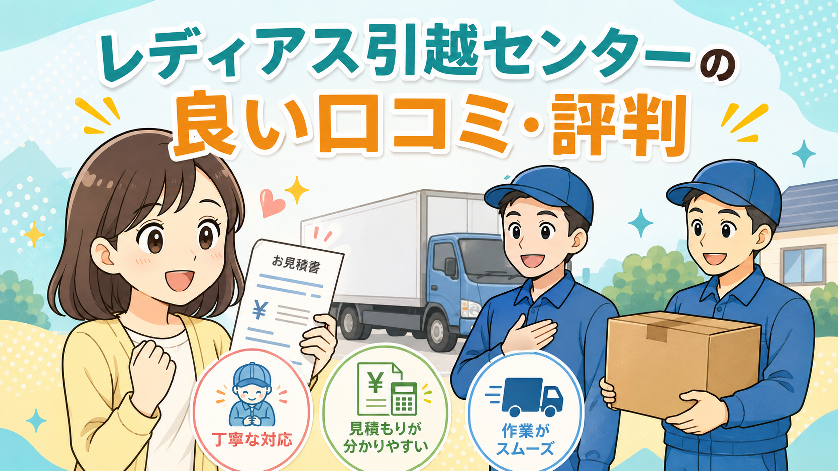 レディアス引越センターの良い口コミ・評判
