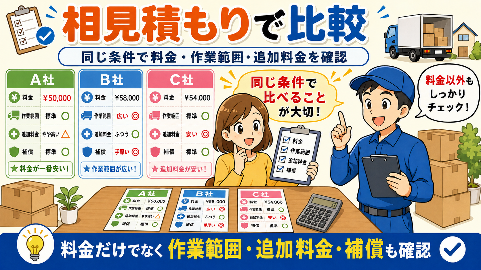 LIVE引越サービスより安い引っ越し見積もりの方法