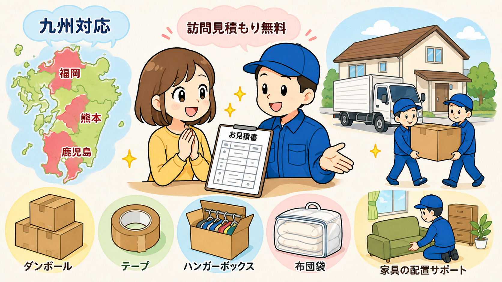 ニコニコ引越センターの会社概要・料金・見積もり