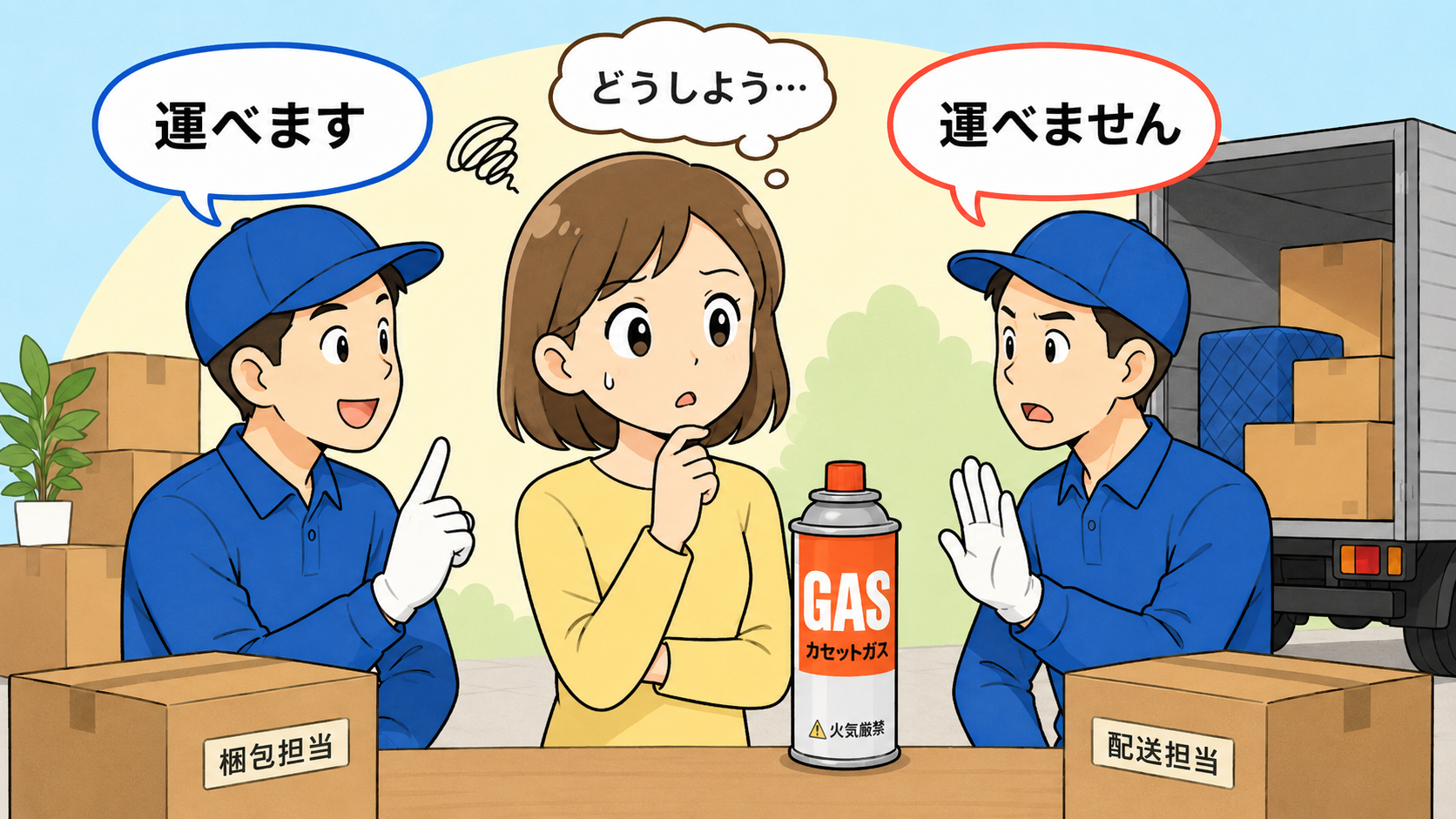 日通の引越し悪い評判・口コミその１．梱包作業員の態度が悪い！