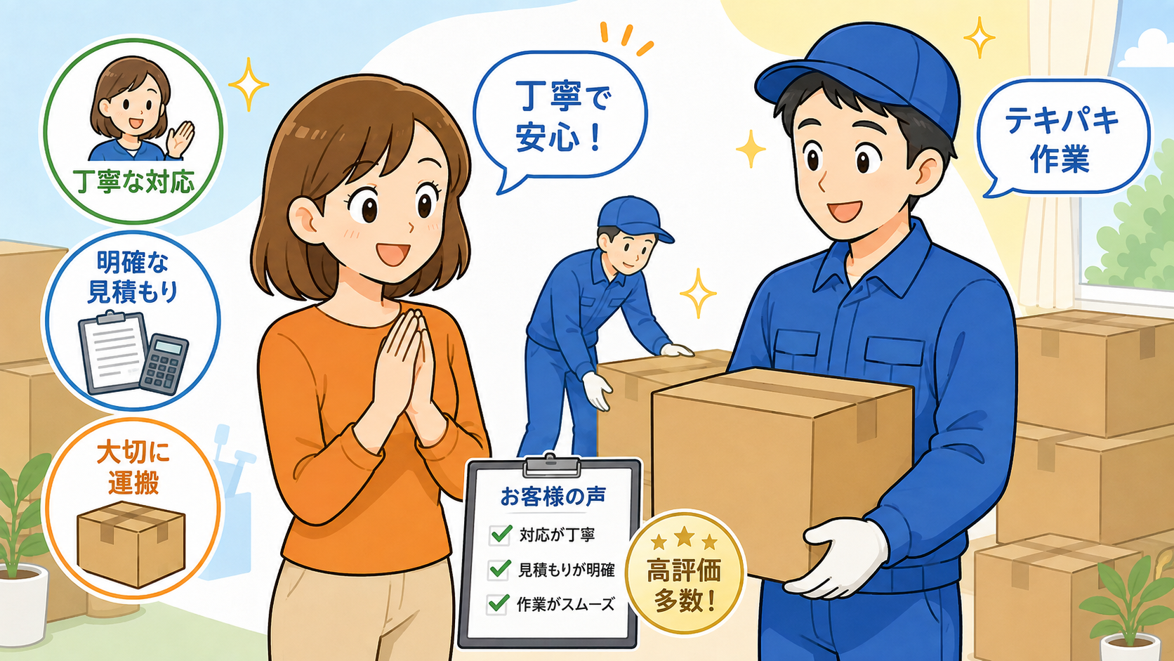 アリさんマークの引越社の良い口コミ・評判・レビュー
