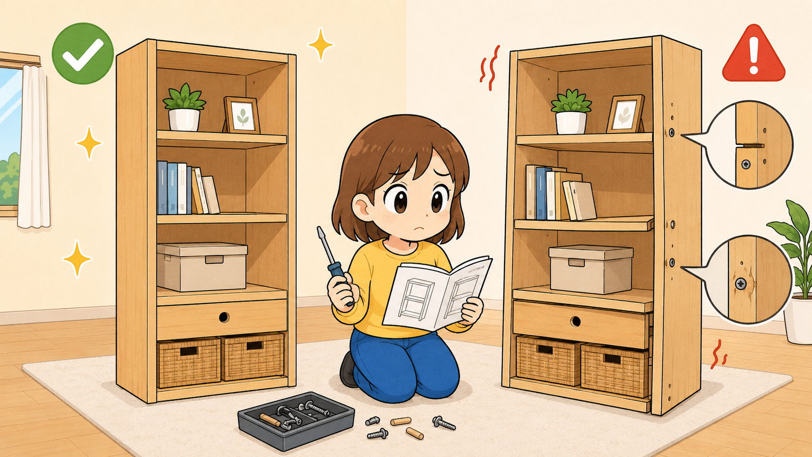 IKEA家具の解体・再組み立てを依頼する前の注意点