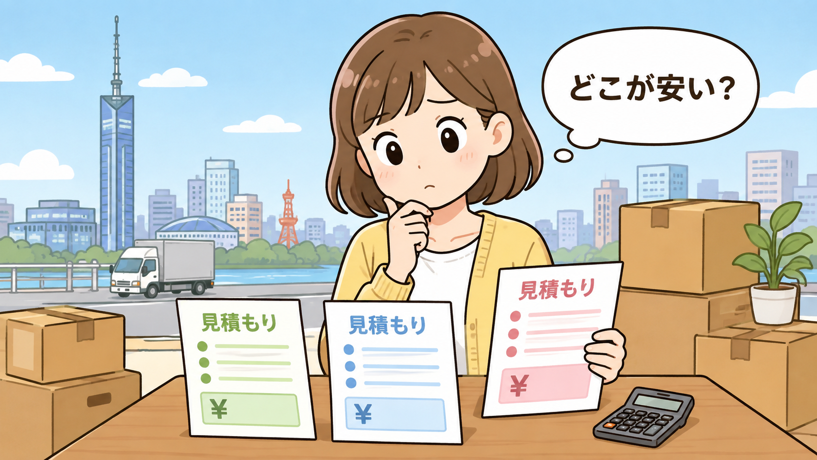 福岡・博多の引越しが安い業者は？料金比較と選び方