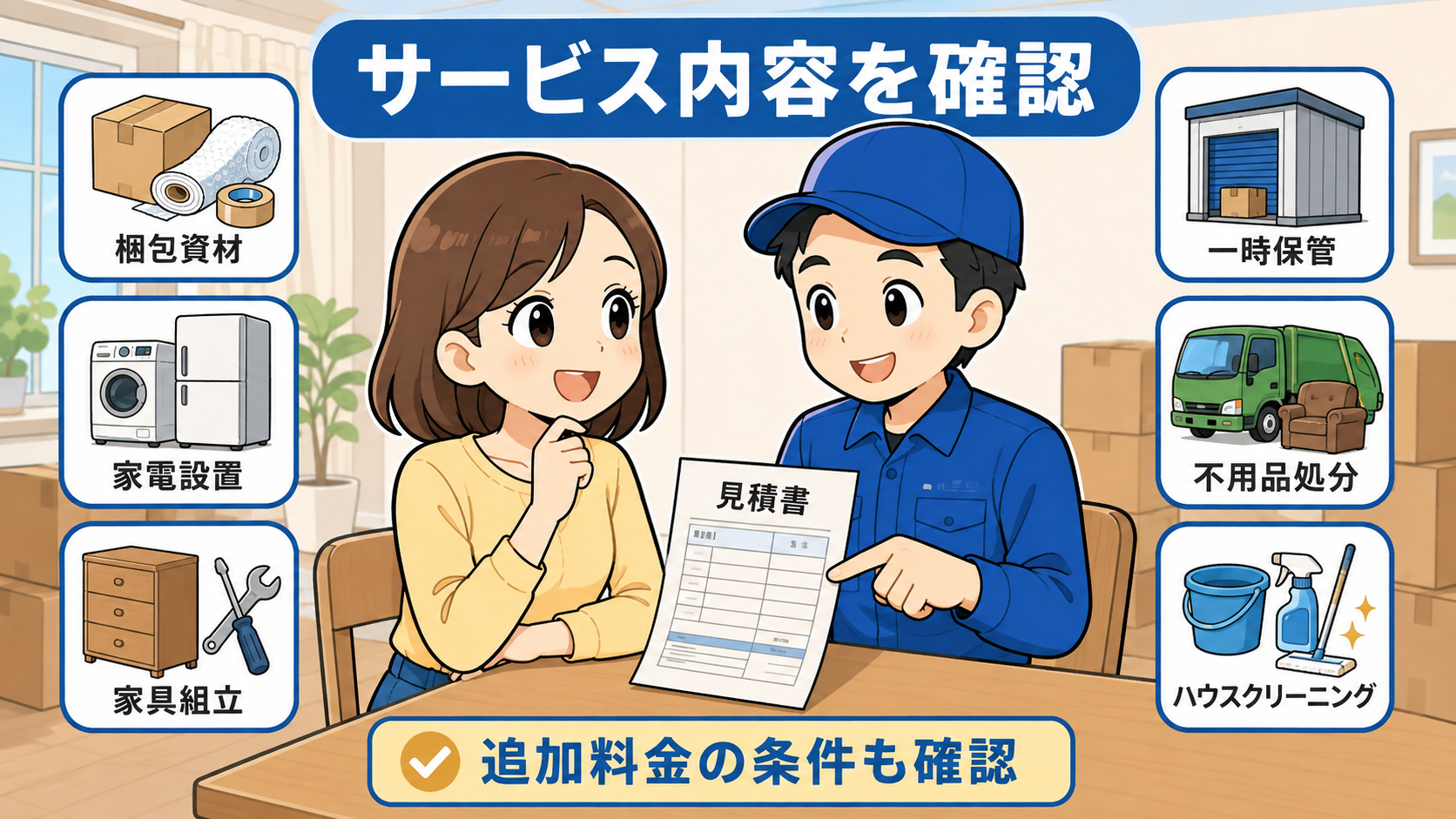 申し込み前に確認したいサービス
