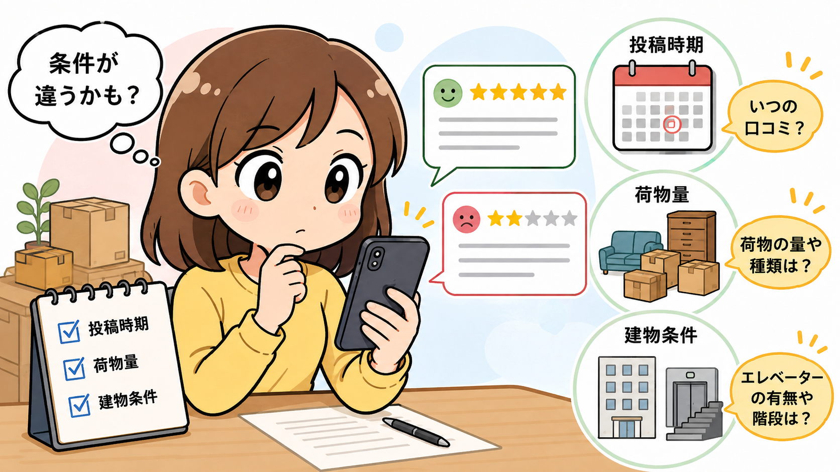 口コミ・評判を正しく見る方法