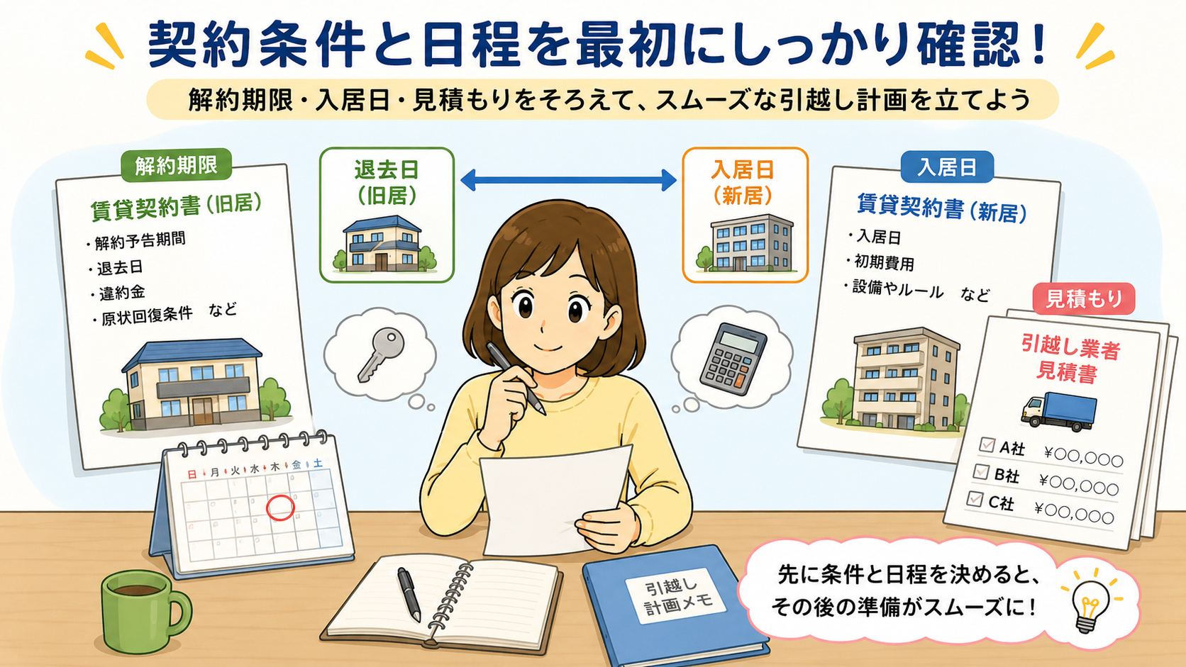 1か月以上前にやること