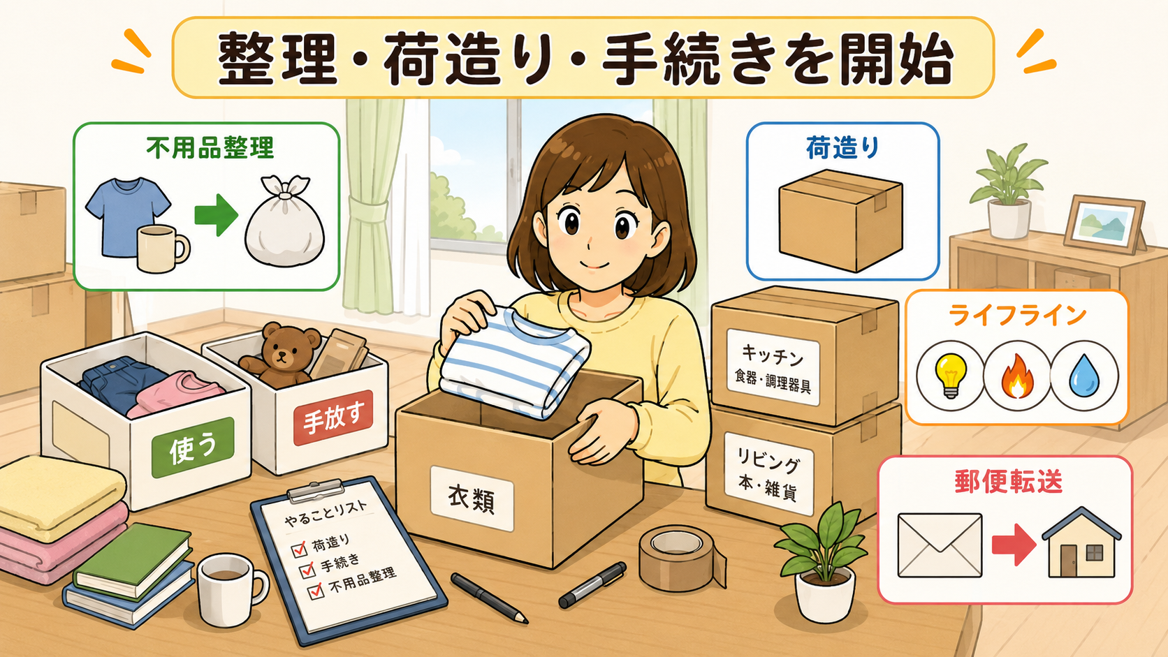 2〜3週間前にやること